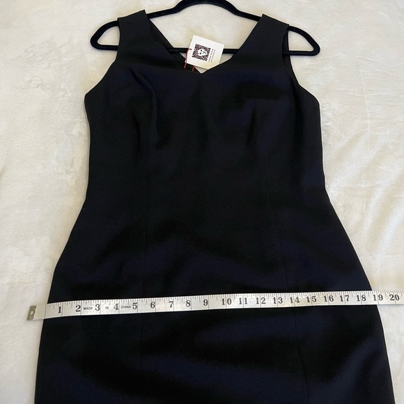 ANNE KLEIN New Elegant Black Sleeveless Dress. #033 - Picture 9 of 12